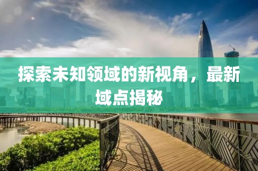 探索未知领域的新视角，最新域点揭秘