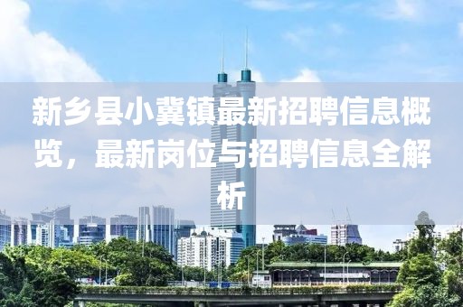 新乡县小冀镇最新招聘信息概览，最新岗位与招聘信息全解析