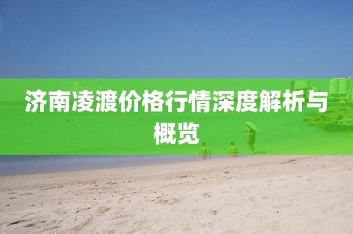 济南凌渡价格行情深度解析与概览