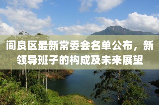 阎良区最新常委会名单公布，新领导班子的构成及未来展望