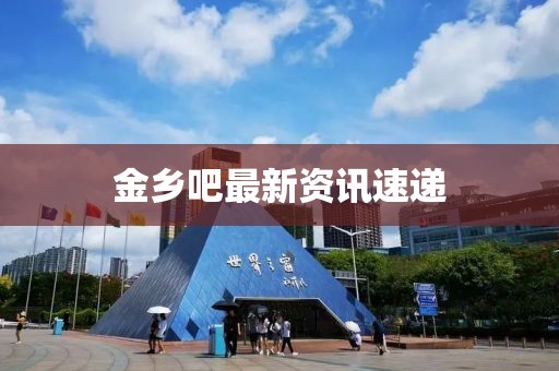 金乡吧最新资讯速递