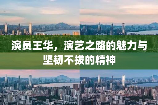 演员王华，演艺之路的魅力与坚韧不拔的精神