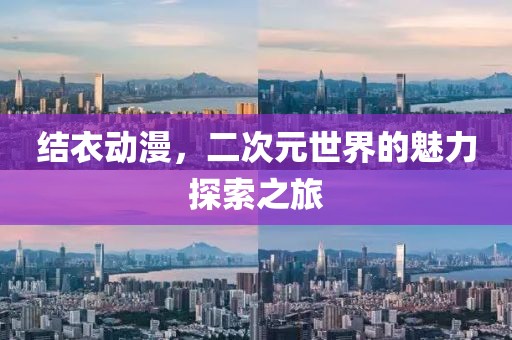 结衣动漫，二次元世界的魅力探索之旅