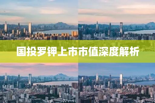国投罗钾上市市值深度解析