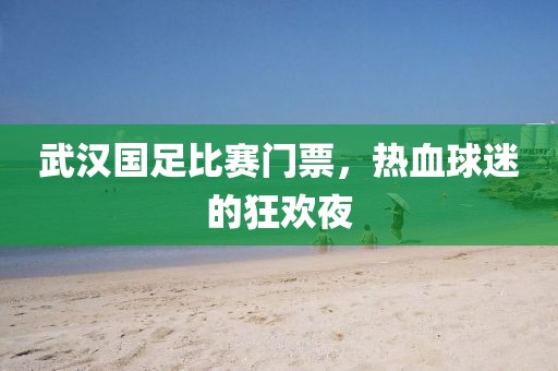 武汉国足比赛门票，热血球迷的狂欢夜
