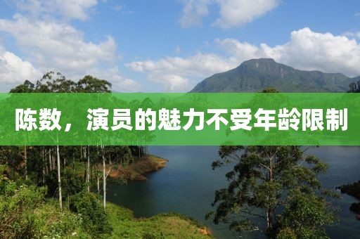 陈数，演员的魅力不受年龄限制
