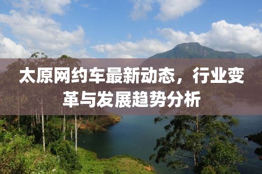太原网约车最新动态，行业变革与发展趋势分析