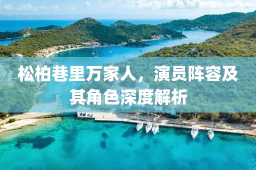 松柏巷里万家人，演员阵容及其角色深度解析