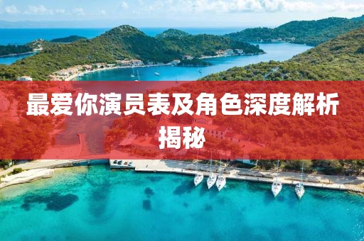 最爱你演员表及角色深度解析揭秘