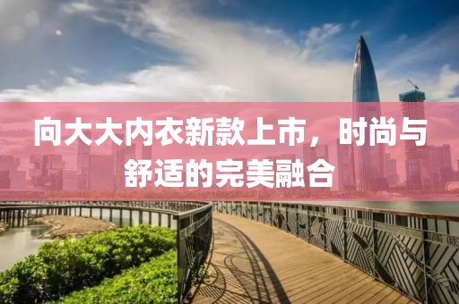 向大大内衣新款上市，时尚与舒适的完美融合