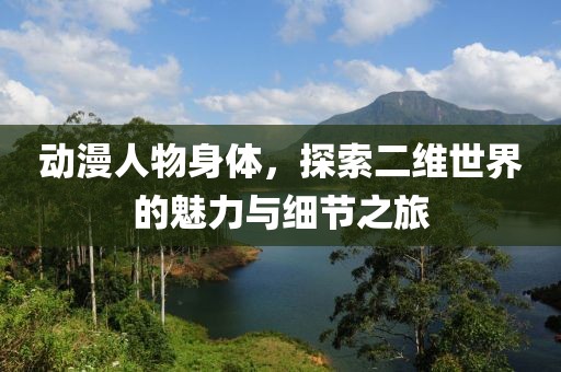 动漫人物身体，探索二维世界的魅力与细节之旅