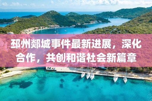 邳州郯城事件最新进展，深化合作，共创和谐社会新篇章