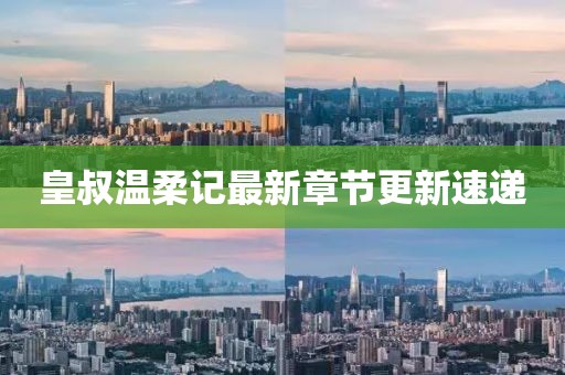 皇叔温柔记最新章节更新速递