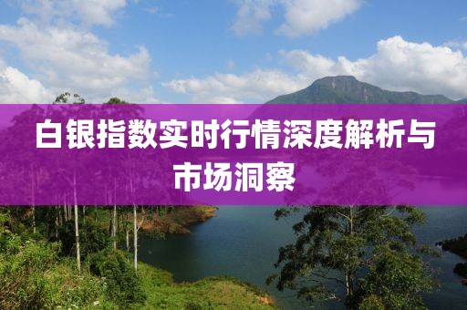白银指数实时行情深度解析与市场洞察
