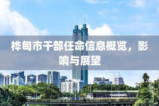 桦甸市干部任命信息概览，影响与展望