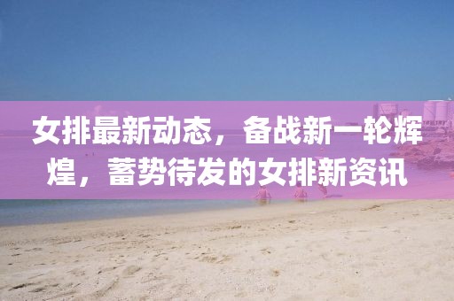 女排最新动态，备战新一轮辉煌，蓄势待发的女排新资讯