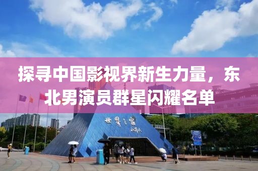探寻中国影视界新生力量，东北男演员群星闪耀名单