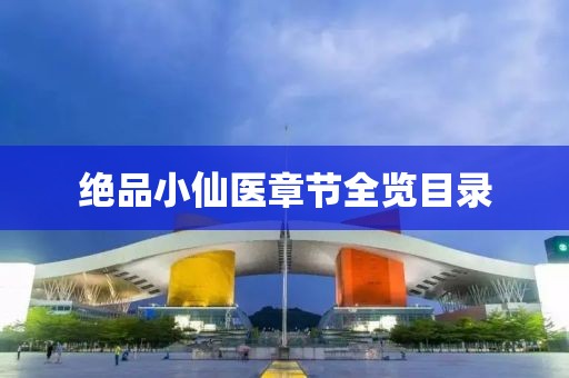 绝品小仙医章节全览目录