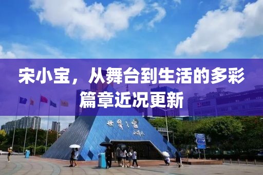 宋小宝，从舞台到生活的多彩篇章近况更新