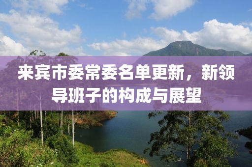 来宾市委常委名单更新，新领导班子的构成与展望