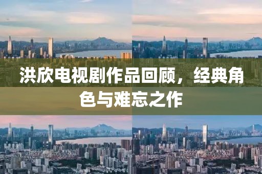 洪欣电视剧作品回顾，经典角色与难忘之作