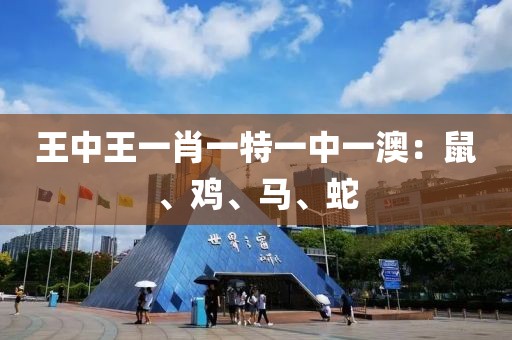 王中王一肖一特一中一澳：鼠、鸡、马、蛇