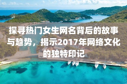 探寻热门女生网名背后的故事与趋势，揭示2017年网络文化的独特印记