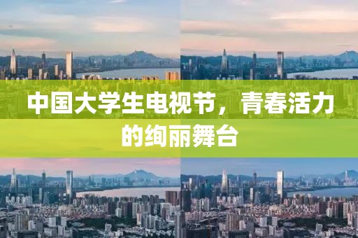 中国大学生电视节，青春活力的绚丽舞台