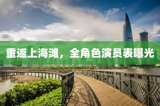 重返上海滩，全角色演员表曝光