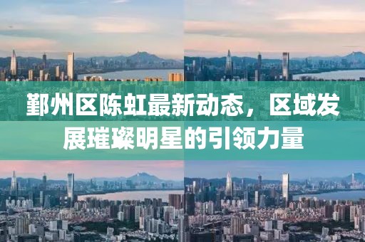 鄞州区陈虹最新动态，区域发展璀璨明星的引领力量