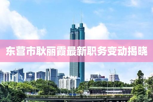 东营市耿丽霞最新职务变动揭晓