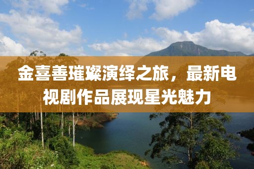 金喜善璀璨演绎之旅，最新电视剧作品展现星光魅力