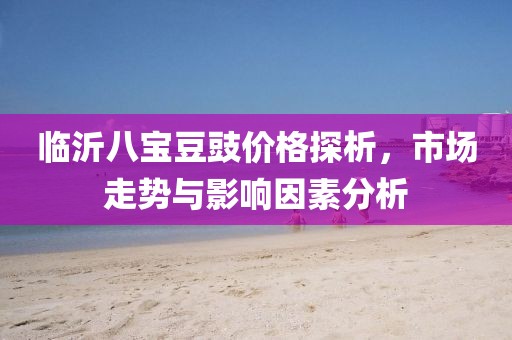 临沂八宝豆豉价格探析，市场走势与影响因素分析