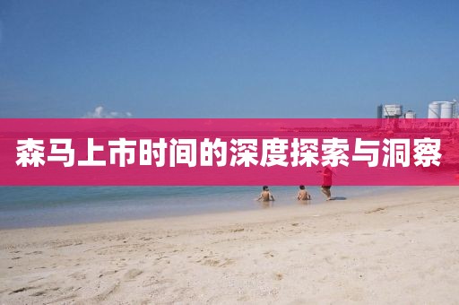 森马上市时间的深度探索与洞察