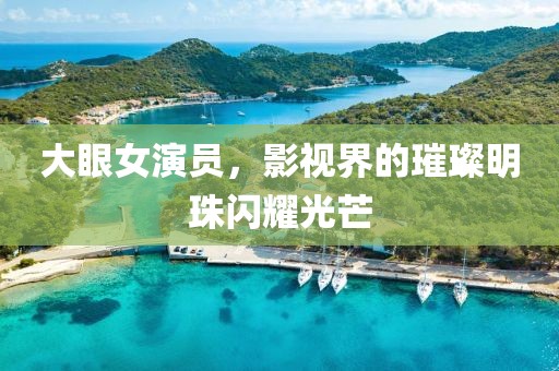 大眼女演员，影视界的璀璨明珠闪耀光芒