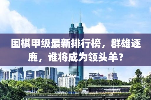 围棋甲级最新排行榜，群雄逐鹿，谁将成为领头羊？