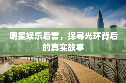 明星娱乐后宫，探寻光环背后的真实故事