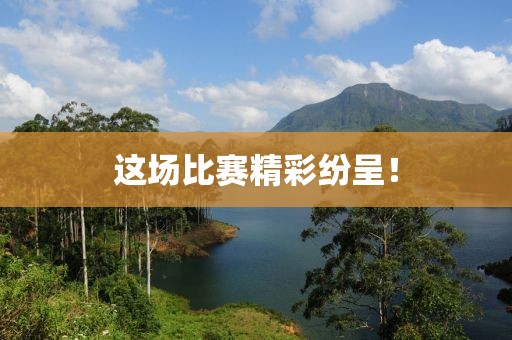 这场比赛精彩纷呈！