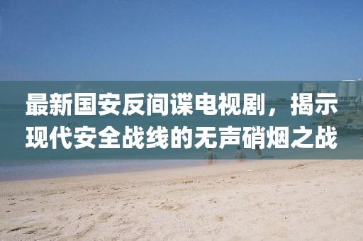 最新国安反间谍电视剧，揭示现代安全战线的无声硝烟之战