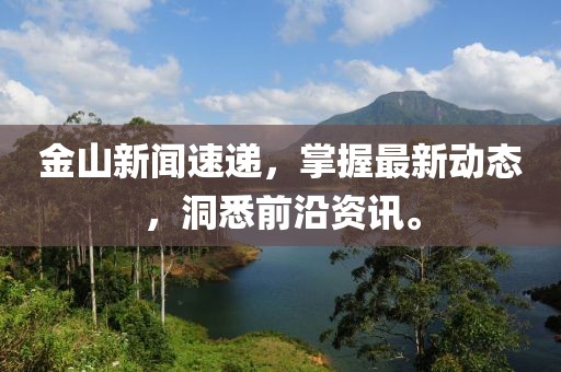 金山新闻速递，掌握最新动态，洞悉前沿资讯。