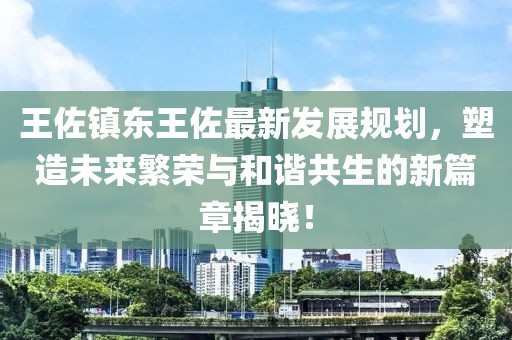 王佐镇东王佐最新发展规划，塑造未来繁荣与和谐共生的新篇章揭晓！