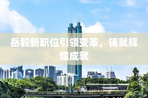 岳毅新职位引领变革，铸就辉煌成就