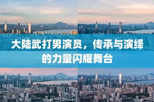 大陆武打男演员，传承与演绎的力量闪耀舞台