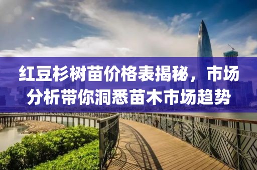 红豆杉树苗价格表揭秘，市场分析带你洞悉苗木市场趋势