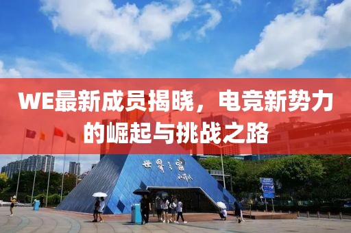 WE最新成员揭晓，电竞新势力的崛起与挑战之路