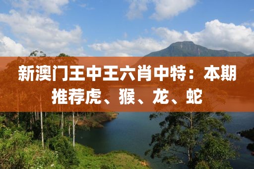 新澳门王中王六肖中特：本期推荐虎、猴、龙、蛇