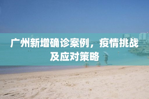 广州新增确诊案例，疫情挑战及应对策略