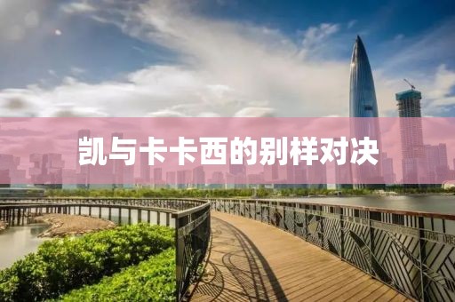 凯与卡卡西的别样对决