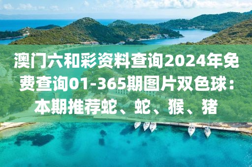 澳门六和彩资料查询2024年免费查询01-365期图片双色球：本期推荐蛇、蛇、猴、猪
