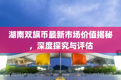 湖南双旗币最新市场价值揭秘，深度探究与评估